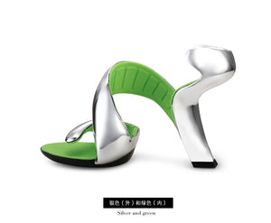 Koovan Women Sandals 2017 Summer New Fashion Bottomless Snake High Heels Platform Sandals Shoes Woman Wedding Shoes Women Pumps