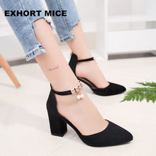 Load image into Gallery viewer, HOT Summer Women Shoes Side with Pointed Toe Pumps  Dress Shoes High Heels Boat Shoes Wedding Shoes tenis feminino sandals #A08