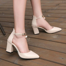 Load image into Gallery viewer, HOT Summer Women Shoes Side with Pointed Toe Pumps  Dress Shoes High Heels Boat Shoes Wedding Shoes tenis feminino sandals #A08